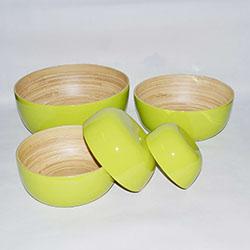 匠心独具，自然之选——巨匠定制彩色竹制沙拉碗，点亮欧式餐桌艺术